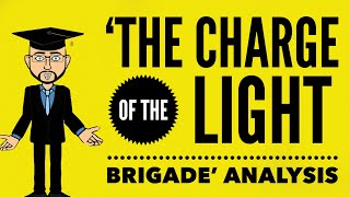 Alfred Lord Tennysons The Charge of the Light Brigade Mr Bruff Analysis [upl. by Lotz361]