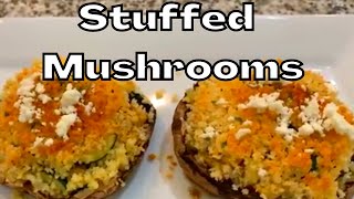 How to make Delicious Stuffed Portobello Mushrooms [upl. by Yerroc896]