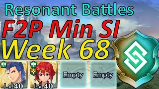 Resonant Battles Week 68 Guide F2P Min SI easy Harmonic inclusion FEH [upl. by Sucramal]