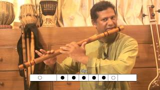 Lesson 3 How to play Saptak  Sa Re Ga Ma Pa DHa Ni in flute Bansuri [upl. by Dib]