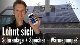 Lohnt sich unsere Solaranlage mit Speicher und Wärmepumpe 1 Jahres Bilanz [upl. by Lletnom]