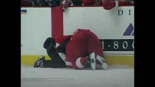 Claude Lemieux hit on Kris Draper 1996 Playoffs  CBC Feed [upl. by Charis265]