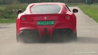 Ferrari F12 Berlinetta  FULL THROTTLE Accelerations [upl. by Atalanti281]