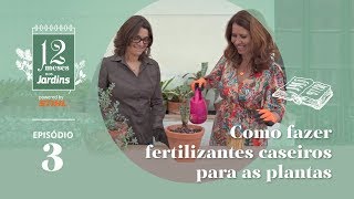 12 Meses Nos Jardins Como Fazer Fertilizantes Caseiros para as Plantas [upl. by Hallock]