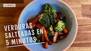 Verduras salteadas en cinco minutos EL COMIDISTA [upl. by Oconnor]