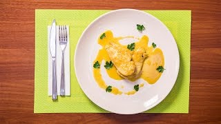 Fileto pule me salce limoni dhe portokalli  Chicken fillets with lemon and orange sauce [upl. by Martynne]