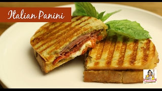 Italian Panini Sandwich  Cuisinart Griddler GR4N  Amy Learns to Cook [upl. by Llewellyn]