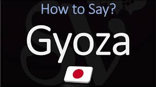 How to Pronounce Gyoza CORRECTLY [upl. by Rawden]