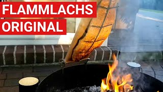 ♨️ GRILLBLITZ Flammlachs super lecker vom Flammlachsbrett BBQ Tutorial Rezept Lachs vom Grill [upl. by Attenwahs]