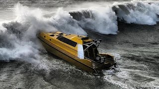 Boats Ships amp Yachts In Heavy Seas amp Rough Waves [upl. by Arikat]