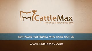 CattleMax  The Easy Way To Organize Your Ranch Records [upl. by Akeryt]