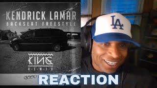 Kendrick Lamar quotBackseat Freestylequot REACTION [upl. by Ecnarrat250]