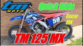 2023 TM125MX Quick Ride [upl. by Cowen950]