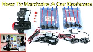 How To Hardwire A Car Dash Camera w Parking Mode [upl. by Leitman]