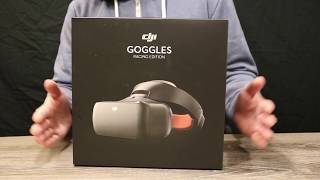 DJI Goggles Race Edition RE  Unbox amp Review  Feature amp Menu Walk Through [upl. by Latrena]