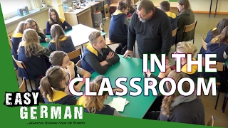 Typical classroom scenes in German  Super Easy German 19 [upl. by Neelyam]