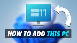 How to add This PC icon to your desktop on Windows 11 [upl. by Jorin293]