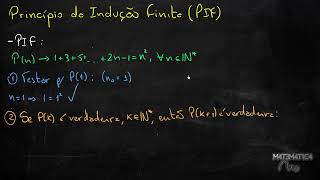 PIF  PRINCÍPIO DA INDUÇÃO FINITA  Indução Matemática  Matemática Rio [upl. by Kerad]