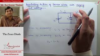 Zener Diode  Hindi Urdu  Electronics Engineering by Raj Kumar Thenua [upl. by Caressa]