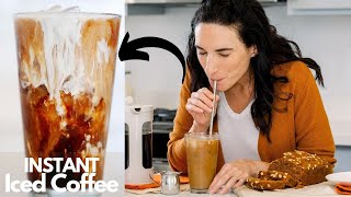 Instant Iced Coffee  1Min Instant Coffee Recipe [upl. by Jessi]