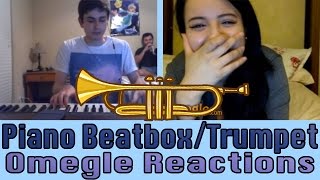 quotTHAT MADE MY NIGHTquot  Insane Omegle Piano Beatbox Reactions  Trumpet [upl. by Queena]