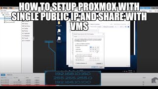 How to setup Proxmox with Single Public IP and share with VMs  Proxmox Tutorial [upl. by Barbaraanne]