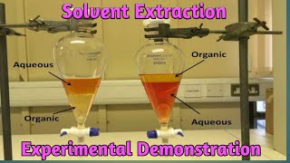 Solvent Extraction  Experimental Demonstration [upl. by Skillern]