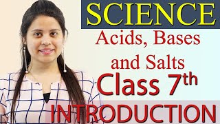 Introduction  Chapter 4  Acids Bases and Salts  Science Class 7th NCERT [upl. by Naihs]