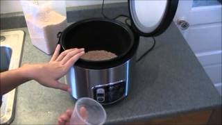 How to Use a Rice Cooker  Steamer [upl. by Borman]