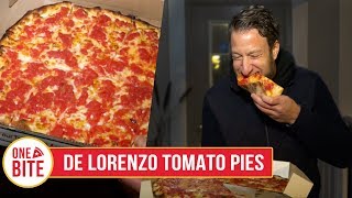 Barstool Pizza Review  De Lorenzos Tomato Pies Robbinsville NJ [upl. by Novj]