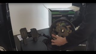 Thrustmaster TMX Force Feedback  Unboxing amp Test [upl. by Newo23]