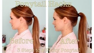 3 Ways To Get A Perky Ponytail [upl. by Hamlani]