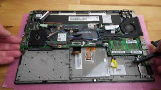 Lenovo Thinkpad X260  X270 Disassembly and Keyboard Replacement [upl. by Etnovad184]