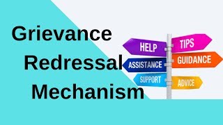 Grievance Redressal Mechanism [upl. by Voleta]