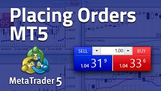 How to Place Orders on MetaTrader 5 [upl. by Amandie]