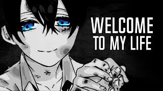 Nightcore  Welcome To My Life Lyrics [upl. by Ahsaeym842]