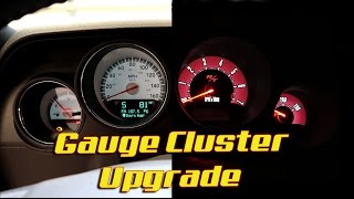 Upgraded Instrument Cluster Dodge Challenger [upl. by Johansen]