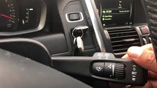 VOLVO XC60 XC70 XC90  WINDSHIELD WIPERS CONTROLS [upl. by Fredrick]