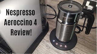 Nespresso Aeroccino 4 Milk Frother Review  Worth upgrading from the Aeroccino 3 [upl. by Mill271]