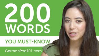 200 Words Every German Beginner MustKnow [upl. by Gnirps647]