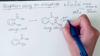 Acylation using an anhydride [upl. by Lohner]