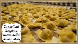 Cappelletti Reggiani  quotCappellettiquot Grandmas Recipe eng sub [upl. by Assej]