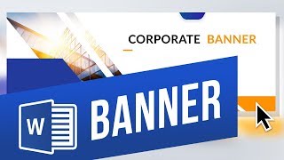 How to Make a Banner in Word [upl. by Tod]