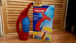 Vileda Windomatic unboxing and test  myjka odkurzacz do okien [upl. by Llertnek325]