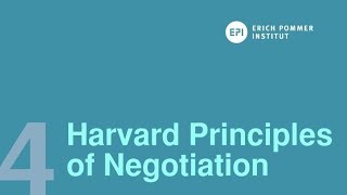 The Harvard Principles of Negotiation [upl. by Cheyney853]