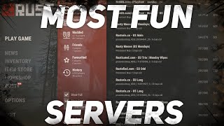 Rust Quick Server Guide For Beginners Best Servers To Play [upl. by Ahsirak]