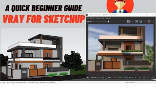 Vray Rendering in SketchUp for Beginners HINDI [upl. by Lyons]