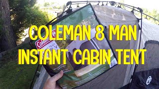 COLEMAN 8 MAN INSTANT CABIN TENT [upl. by Treulich311]