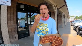 Dominos Pizza Hand Tossed Pizza Review [upl. by Enelloc]