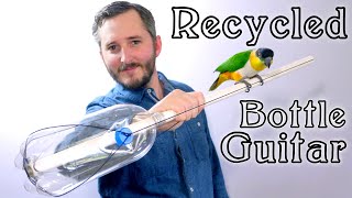 How To Make A Bottle Guitar 3 Parts and NO Tools [upl. by Ahtaela]